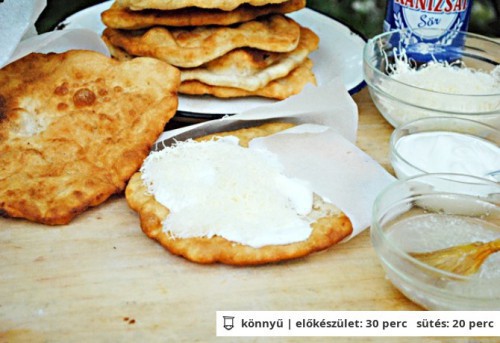 Retró Strandos Lángos