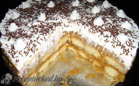 Sütés nélküli alma torta