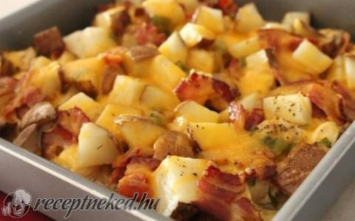 Csirkés rakott krumpli recept