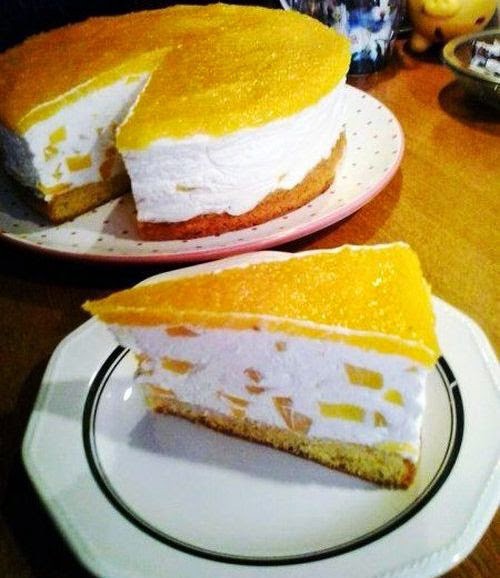 Barackos joghurttorta