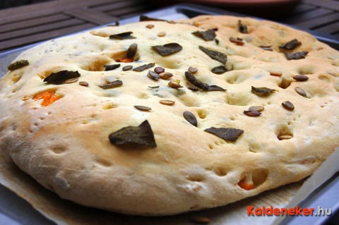 Sütőtökös focaccia