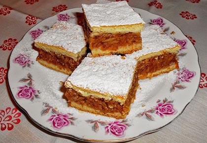 Házi almás béles