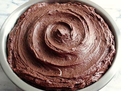 Csokoládé tortakrém tejszínnel