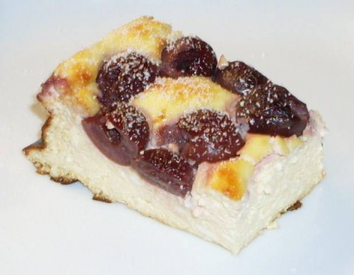 Meggyes  túró felfujt/ diétás /