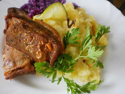 Hagymás tört burgonya