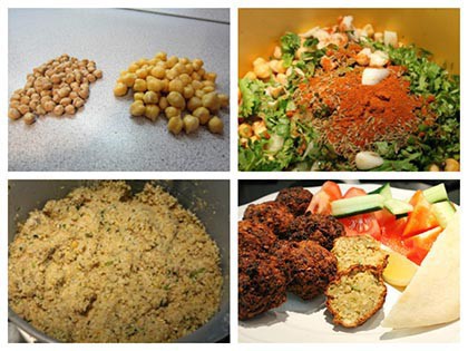 Falafel, csicseriborsó fasírt