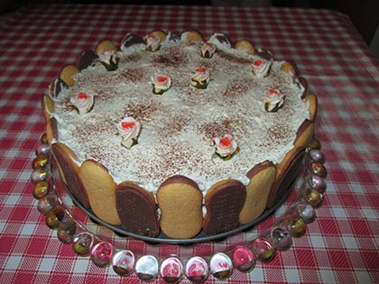 Tojás nélküli Tiramisu torta