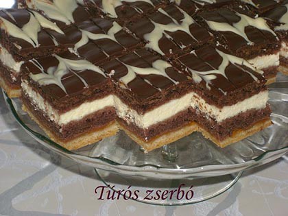 Túrós zserbó