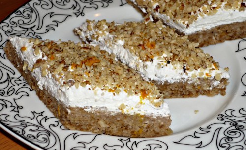 Filléres habos diós szelet - tojás nélkül