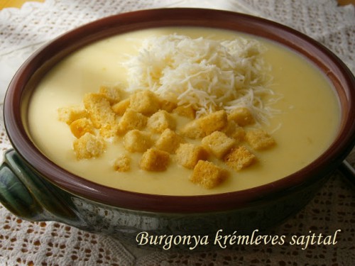 Burgonyakrémleves