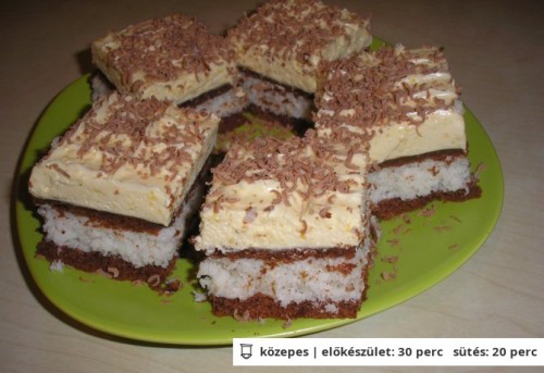 Kókuszos krémes