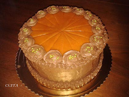 Dobos torta Eta módra