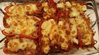 Darálthúsos sültpaprika