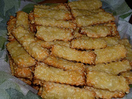 ropogós sós rudak zsírral,élesztővel