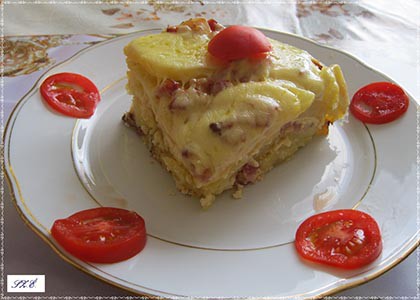 Burgonya gratin