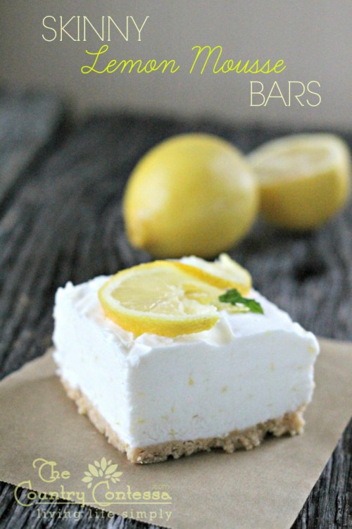 Citromos mousse szelet