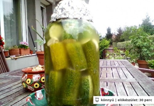 Kovászos uborka - 3 napos recept