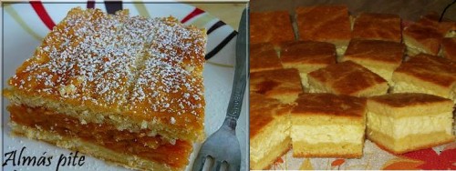 Almás- és túrós pite (Mariska)