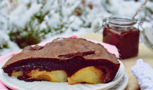Csokis körtés puding