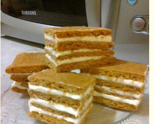 Karamell szelet