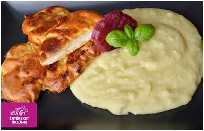Extra diétás párizsi bundás hús sütőben sütve