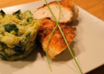 Csirkemell(szaftos) parmezán bundában