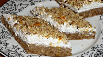 Habos diós szelet
