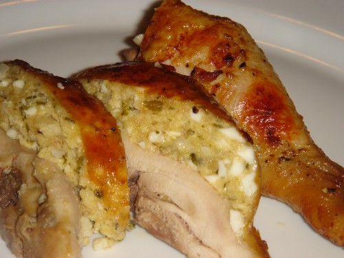 Hagyományos töltött csirke