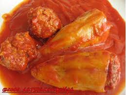Töltött paprika+húsgombóc