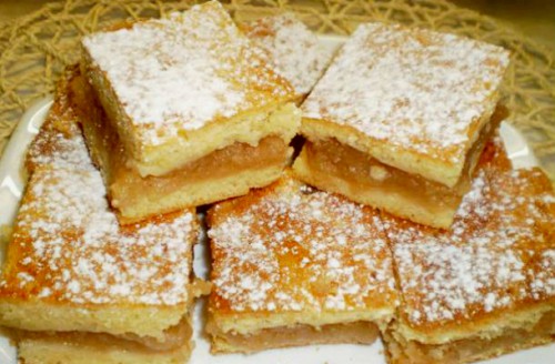 almás pite-Gyúrt omlós tésztából
