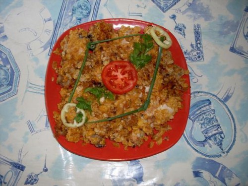 Corn flakes-es csirkecomb