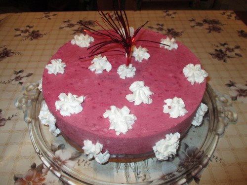 Málnás torta