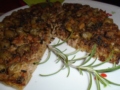 Tonhalas quinoa pizza