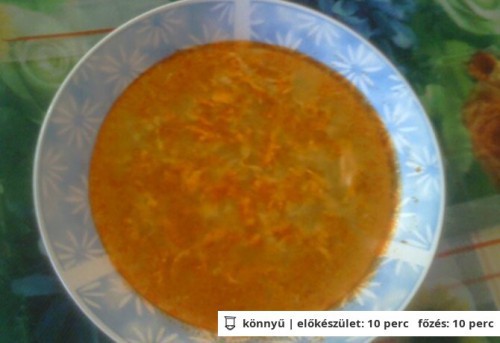 Köménymagos tojásleves