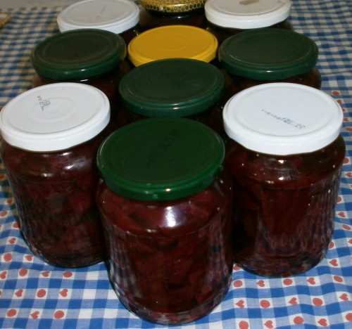 A cékla eltevése
