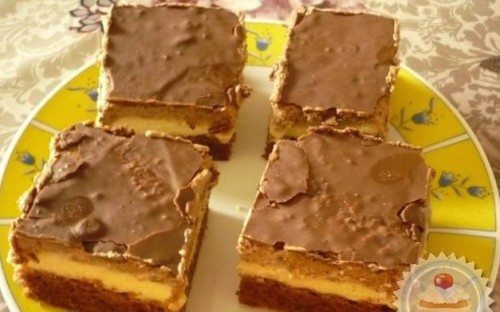 Cappuccino szelet sütés nélkül