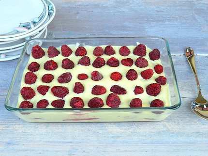 Málnás tiramisu (gluténmentes)