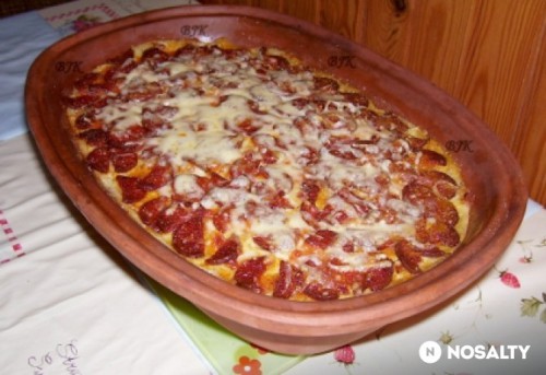 Rakott zöldbab fűszeres darált hússal recept