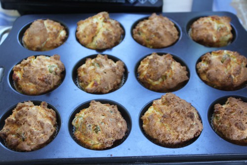 Olivás fetás muffin