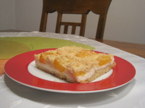 Túrós morzsás süti