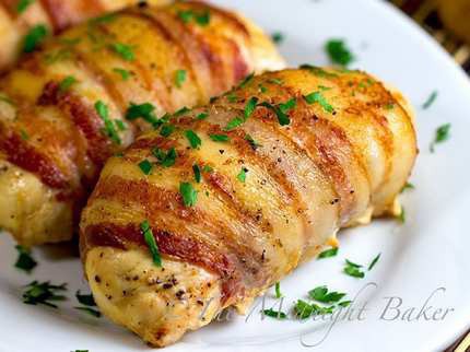 Baconos Csirketekercs