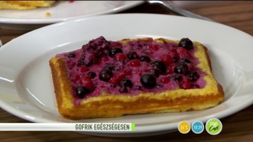 csicseriborsó lisztes gofrit bogyós gyümölcsös joghu