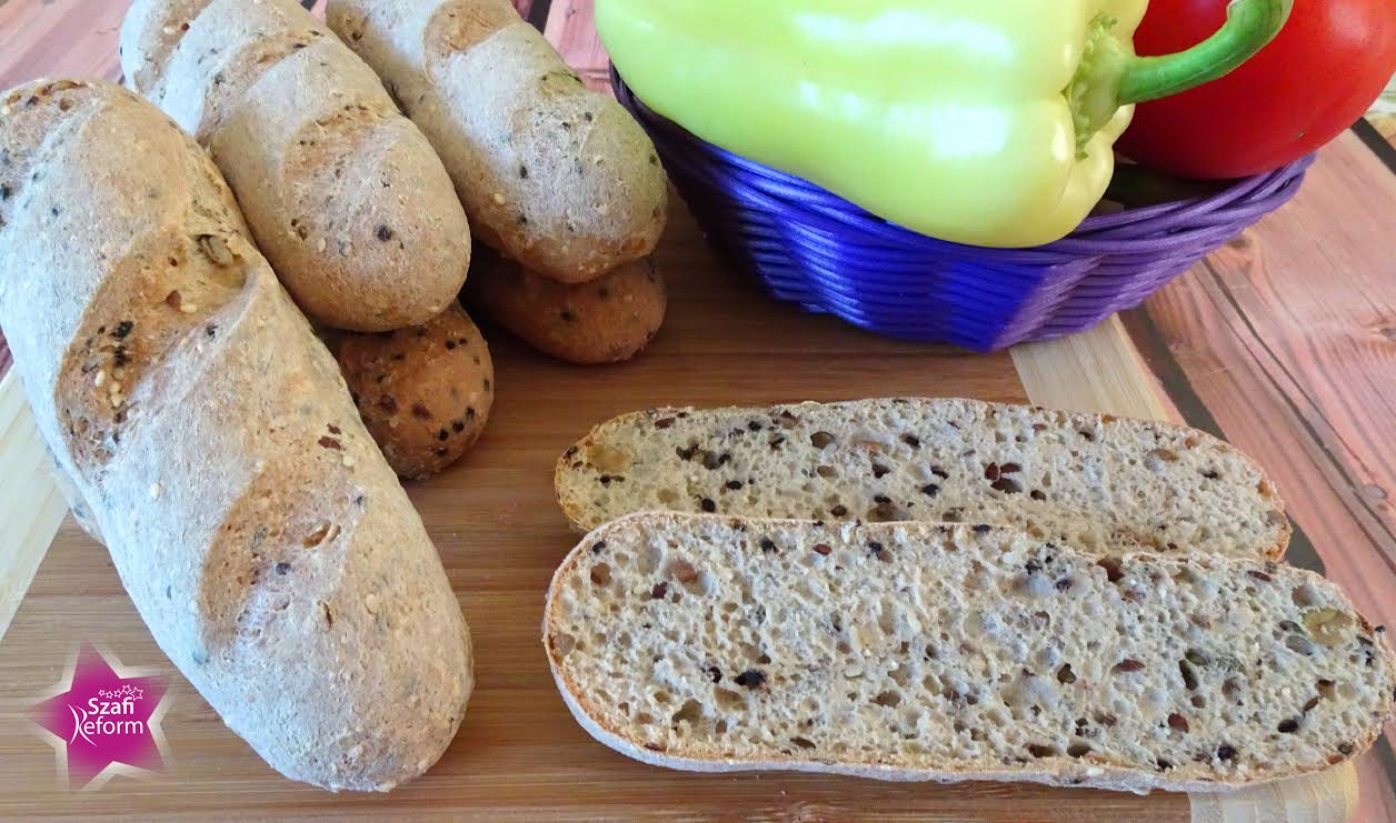 Ch csökkentett magvas bagett paleo