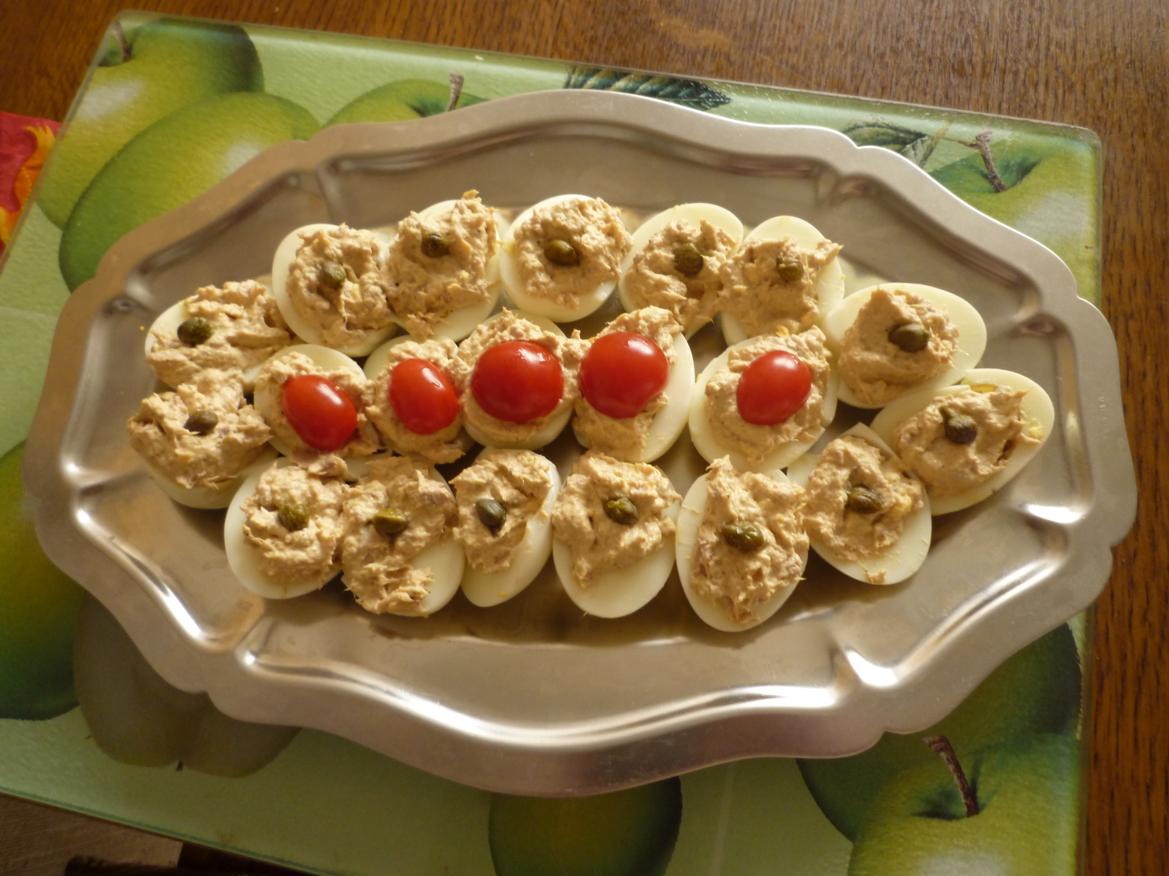 Töltött tojás (francia recept)