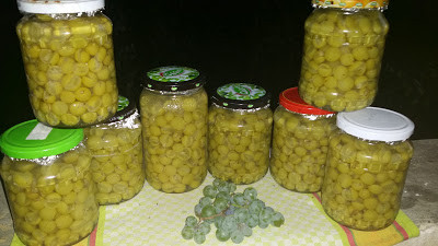 Szőlő befőtt