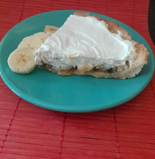 Banános karamellás pite