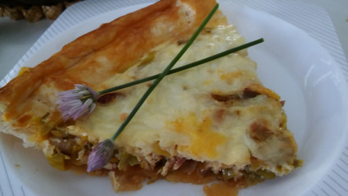PÓRÉHAGYMÁS QUICHE