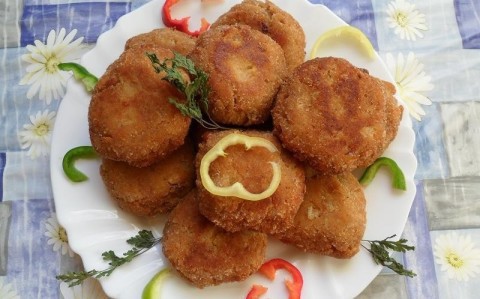 Karfiol fasírozott