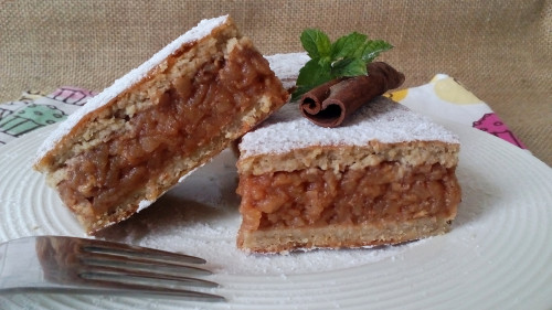 Szénhidrátcsökkentett almás pite