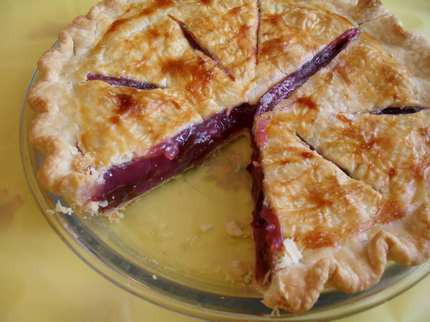 Fahéjas szilvás pite